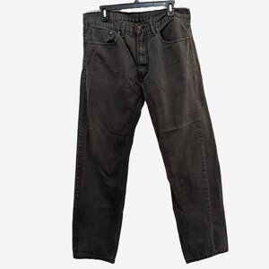 Men's 36x34 Gray Canvas Levi 505
